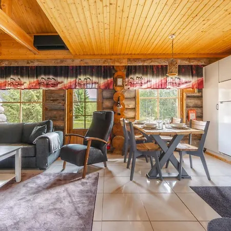 Holiday home Cozy Log In Levi - Sauna & Front Slopes View